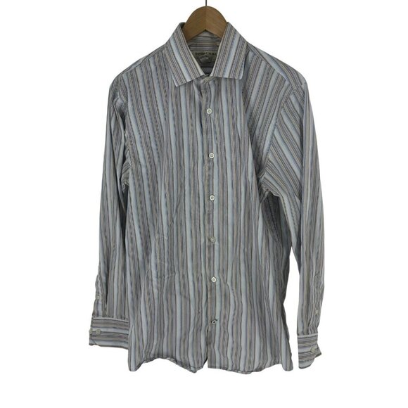 Banana Republic Outlet Mens Striped Button-Down Shirt Medium 15-15.5" - Picture 2 of 4